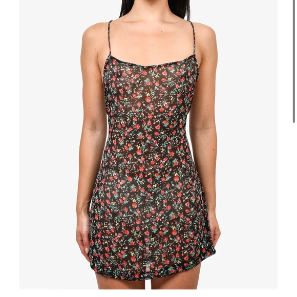 Rat & Boa Dresses & Skirts - Rat & boa: floral sheet slip dress